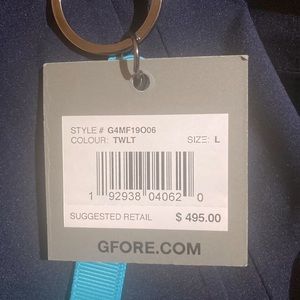 New with Tags G/Fore Men’s Navy Blue Rain Jacket